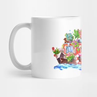 Cool narrow boat Mug